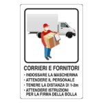 Corrieri e fornitori, indicazione per covid19